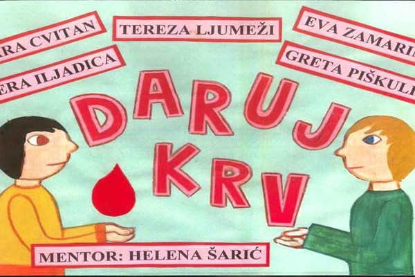 Slikovnica "Daruj krv"